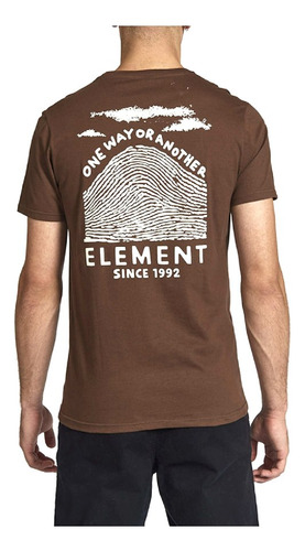 Element One Way Tee Marron Remera