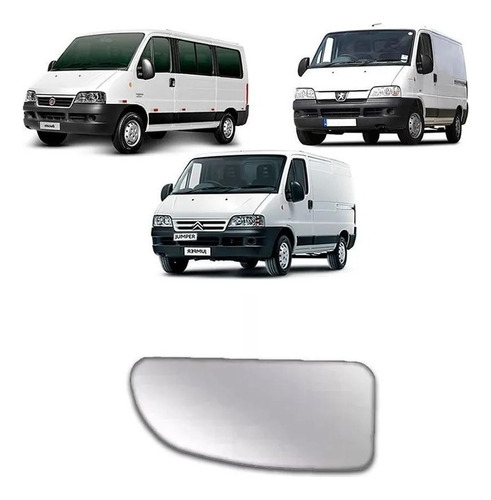 Lente Espelho Retrovisor Ducato 2004 A 2017 - Inferior