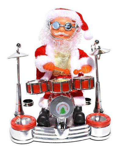 Muñeca De Papá Noel De Música Tambores De Escenario Juguetes