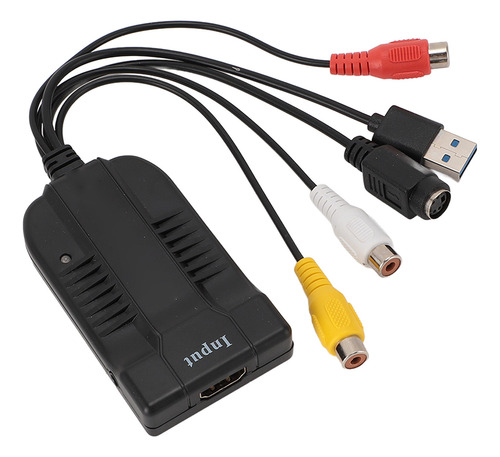 Placa De Captura De Vídeo Av Para Usb Plug And Play Hd Multi