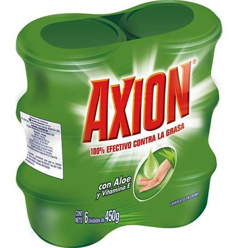 Crema Lavaplatos Axion Con Aloe Vera Pack