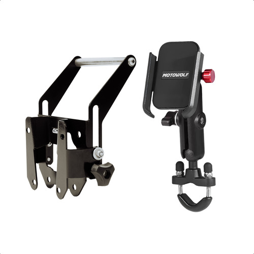 Soporte Elevador Parabrisas Versys 300 Con Soporte Celular