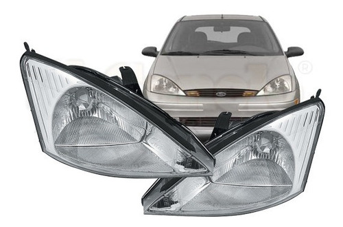 Par Faros Focus 2000 2001 2002 2003 2004 Cromado Tyc Bsn