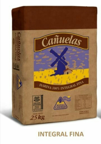 Harina Integral Cañuelas Bolsa X 25kg C/u