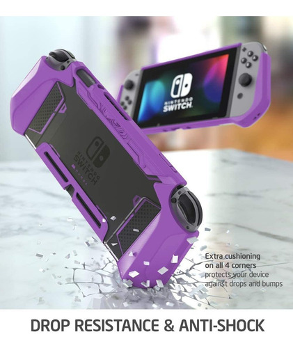Funda Mumba P/nintendo Switch Y Controlador Joy-con Morado