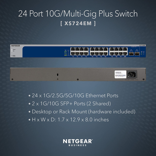 Switch Netgear Xs724em 24 Puertos | 22 X