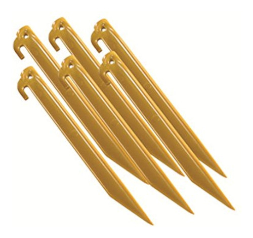 Coleman Tent Pegs, 9-inch Long Durable Plastic Tent Stakes,