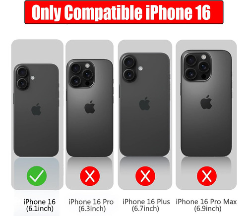 Funda De Batería Para iPhone 16, Recarga De Alta Capacidad D