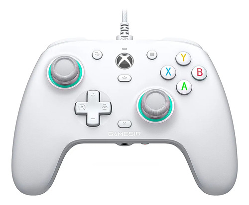 Controlador con cable GameSir G7 SE, compatible con Xbox Series X|S, Xbox One y Windows 10/11,equipado con joysticks y gatillos de efecto Hall (Blanco)