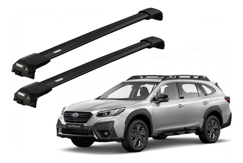 Barras Thule Subaru Outback Field 20- Re / Edge Flush Black