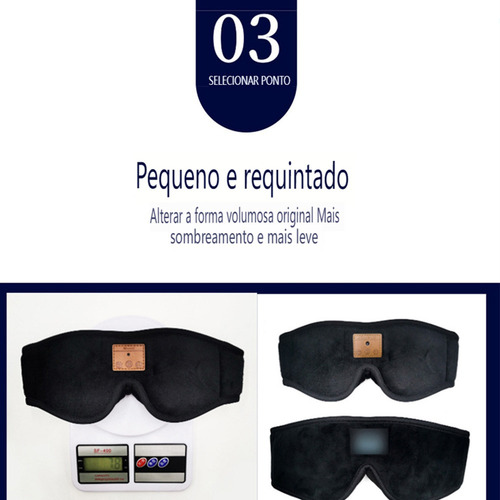 Máscara Para Ojos Sleep Music Shading 3d Con Bluetooth