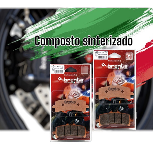 Jogo De Pastilha Dianteira Triumph Speed Twin 1200 21 A 24