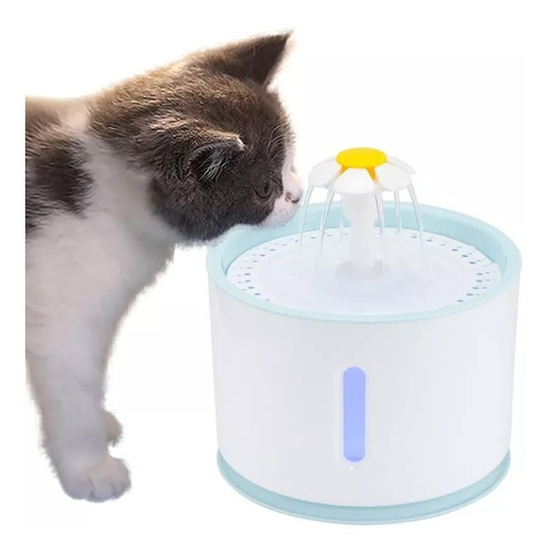 Bebedero Eléctrico De Agua Para Perros Gatos Fuente Mascotas