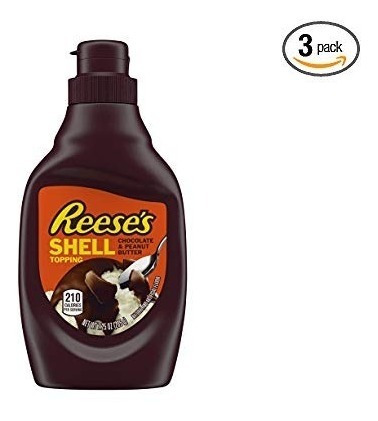 Mantequilla De Maní De Reese Shell Topping, Botella 7,25 Onz