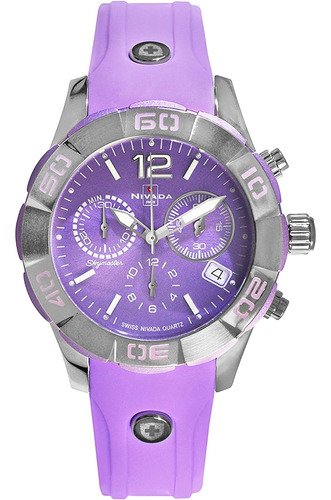 Reloj Pulsera Mujer  Nivada Swiss Ng4245lacla Plateado