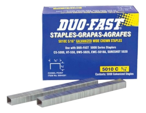 Duo-fast 5010c - Grapas De Cincel De  20 De 5/16 Pulgadas