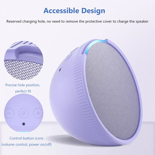 Funda De Silicona Para Altavoz Amazon Echo Pop