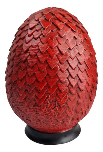 Decoração Ovo Dragão Game Of Thrones Vermelho