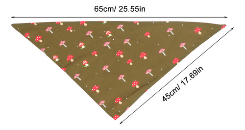 Pañuelo Estampado Para Mascotas Con Estampado De Triángulo C