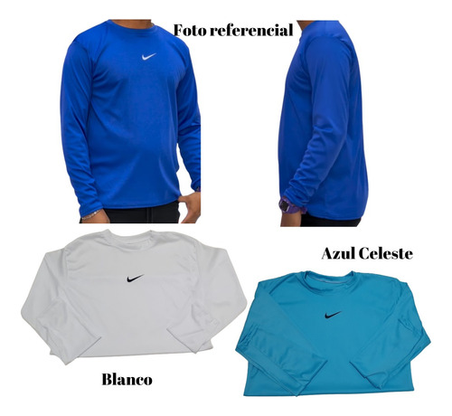 Sueter Sudadera Franela Manga Larga Caballero Verano Playa 