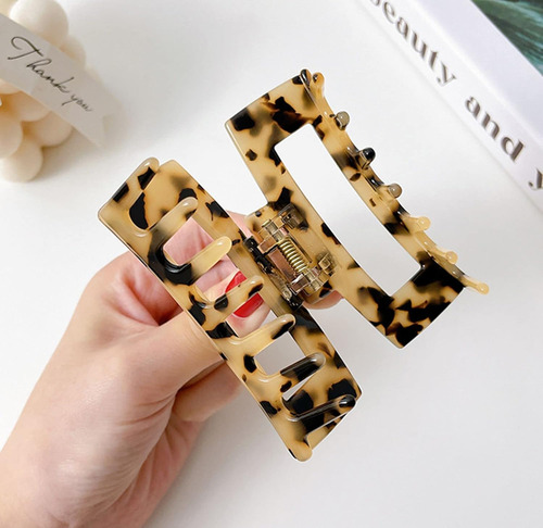 4pcs Hair Claw Clips, Acetato Hair Banana Barrettes, Fren...