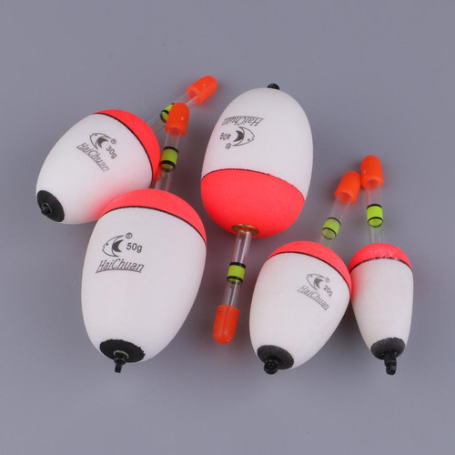 D1y: 2x 5pcs Flotadores De Pesca Con Barra Flotadores De