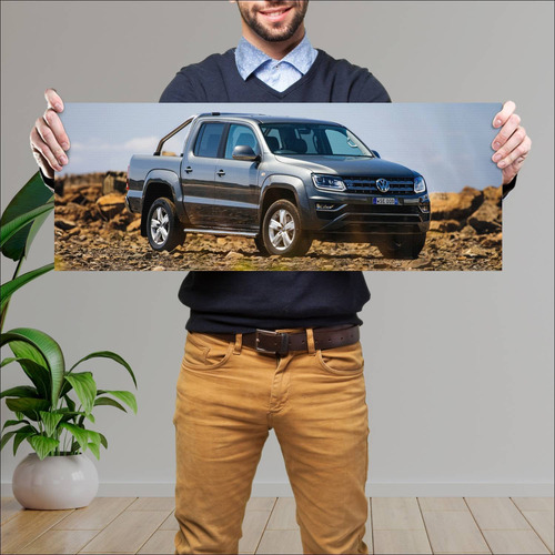 Cuadro 30x80cm Auto 2016 Volkswagen Amarok Dual 277