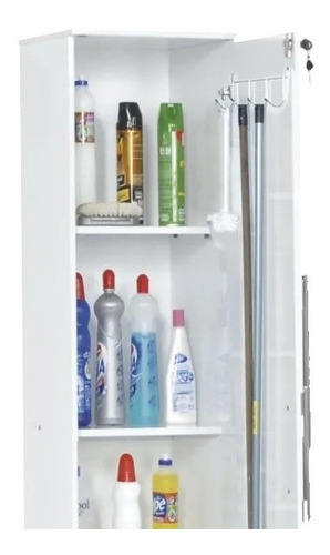 Imagem 7 de 9 de Armário Multiuso Com 1 Portas E Tranca Com Chave Organiza