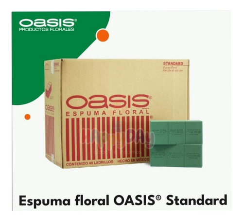 Oasis Original, Espuma Floral Para Arreglos Con Flores.