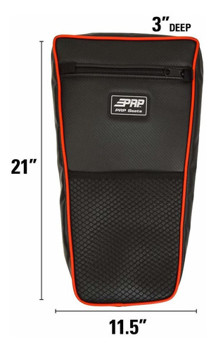 Prp Asientos E34-o Centro Bolsa De Rzr Polaris Naranja