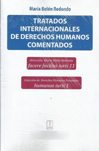 Tratados Internacionales De Derechos Humanos Comentados, De María Belén Redondo., Vol. 1. Editorial Juris, Tapa Blanda, Edición 1 En Español, 2020