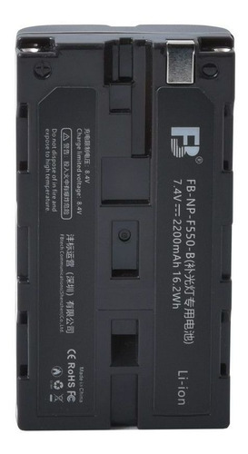 Fb Batería Fb-np-f550-b Reemplazo A Np-f550 Para Focos