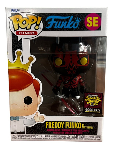 Funko Pop Freddy Darth Maul Fundays Blacklight Battle 2022