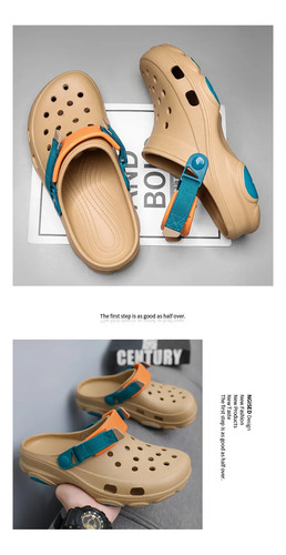 Sandalias De Playa Coconut Hole De Estilo Coreano Para Hombr