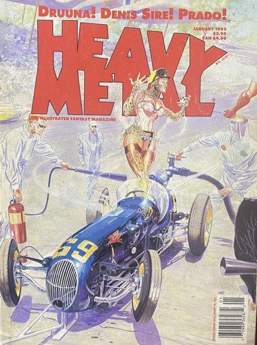 Heavy Metal, Comic Fantasía Usa, Ene 1993 En Inglés, Hm2