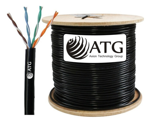 Cable Utp Exterior 100% Cobre Atg Cat5e Cctv Redes 305mts