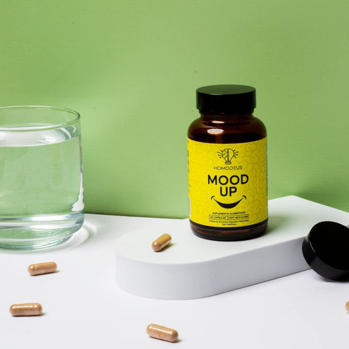 Nootrópico Para Ánimo, Buen Humor Con 5htp 60 Cáps Homodeus Sabor Sin Sabor