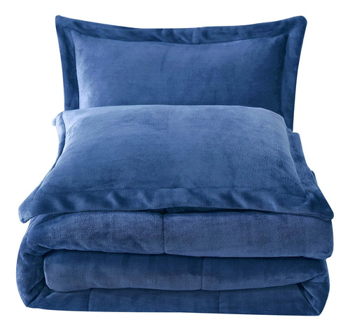 Juego De Edredón Reversible 3 Piezas Micromink Sherpa