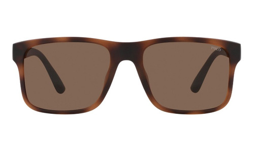 Lentes De Sol Matte Brown Havana Polo Ralph Lauren