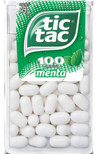 Caramelos tic tac  Sabor Menta 49 G