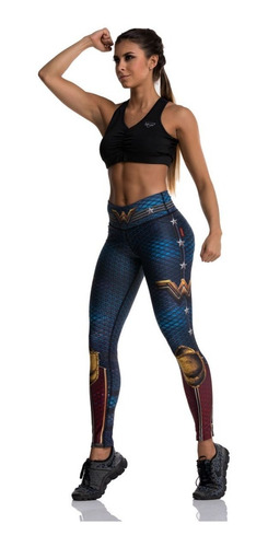 Leggings Leggins Mujer Maravilla Wonder Woman Superman Heroe