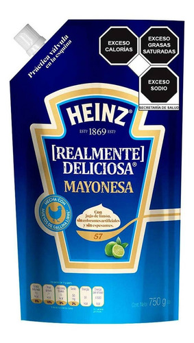 Mayonesa Heinz Realmente Deliciosa Doypack 750 Gr