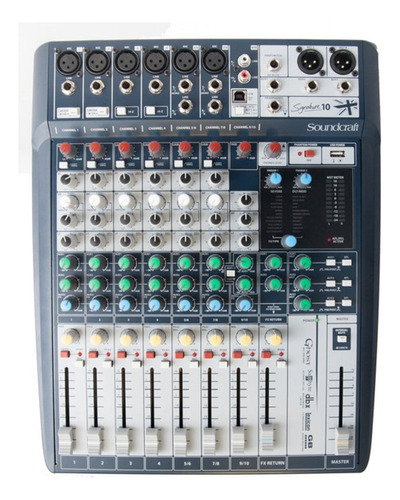 Soundcraft Signature-10 Mezclador De 10 Canales Con Efectos