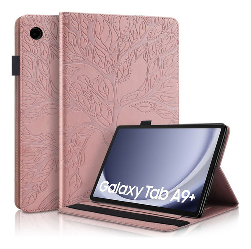 Capa Para Samsung Galaxy Tab A9+ Plus 11 2023 Em Ouro Rosa