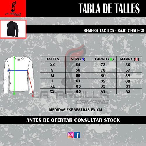 Imagen 3 de 7 de Remera Táctica Bajo Chaleco Camuflado Multicam / Uca