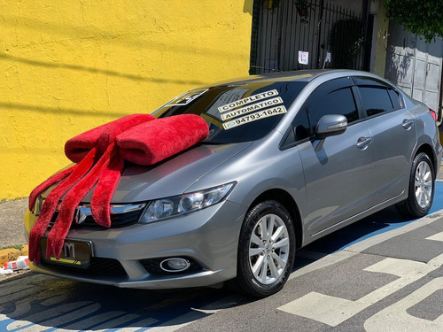 Honda Civic Lxr 2.0 Flexone Automatico Cinza 2014 / 2014