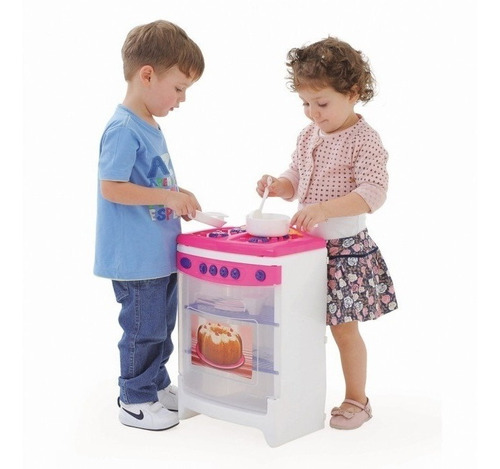 Fogão Infantil Chef Gourmet Casinha Flor Xalingo 04210