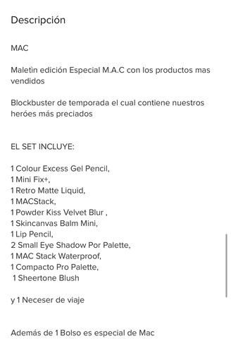 Mac Set Block Buster Navidad, Kit Bizarre Blizzard Bash