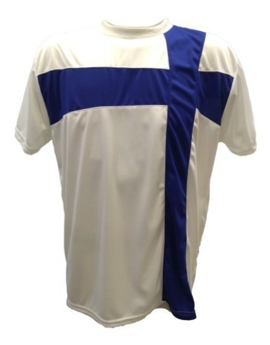 Camiseta De Futbol Cruz (bl/az) - Packcr