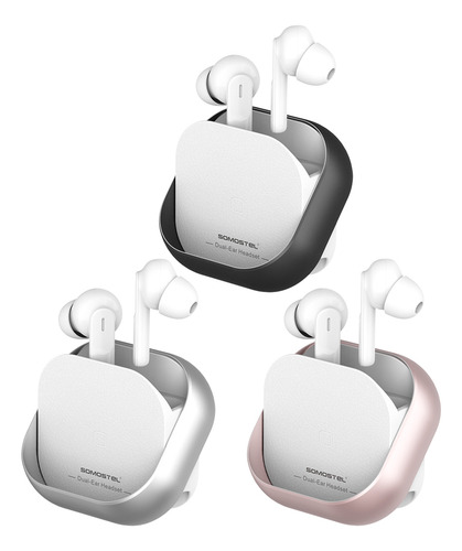Fone De Ouvido Sem Fio-bluetooth 5.3, Duplo Com Dois Pares